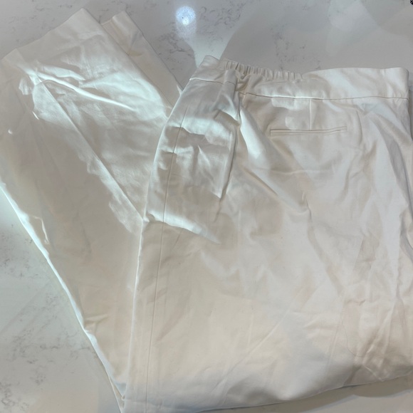NWT Anne Klein white Trousers Size 24W - Picture 2 of 7